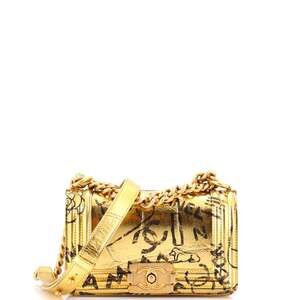 Chanel Boy Flap Bag Graffiti Crocodile #243935C48B